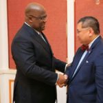 Félix Tshisekedi et Peter Pham