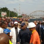 Félix Tshisekedi visite les sauts-de-moutons en construction