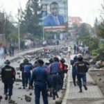 Goma De gaz lacrymogènes pour disperser la manifestation anti-Festval amani