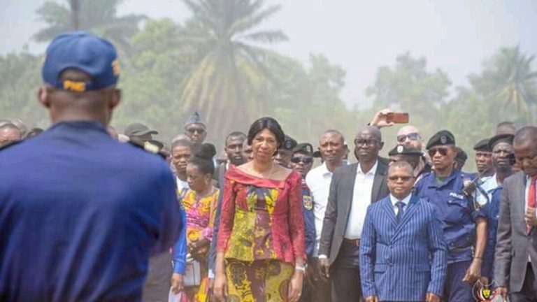 Jeanine Mabunda à Bumba