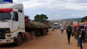 Kasumbalesa Fraude la police intercepte un Camion