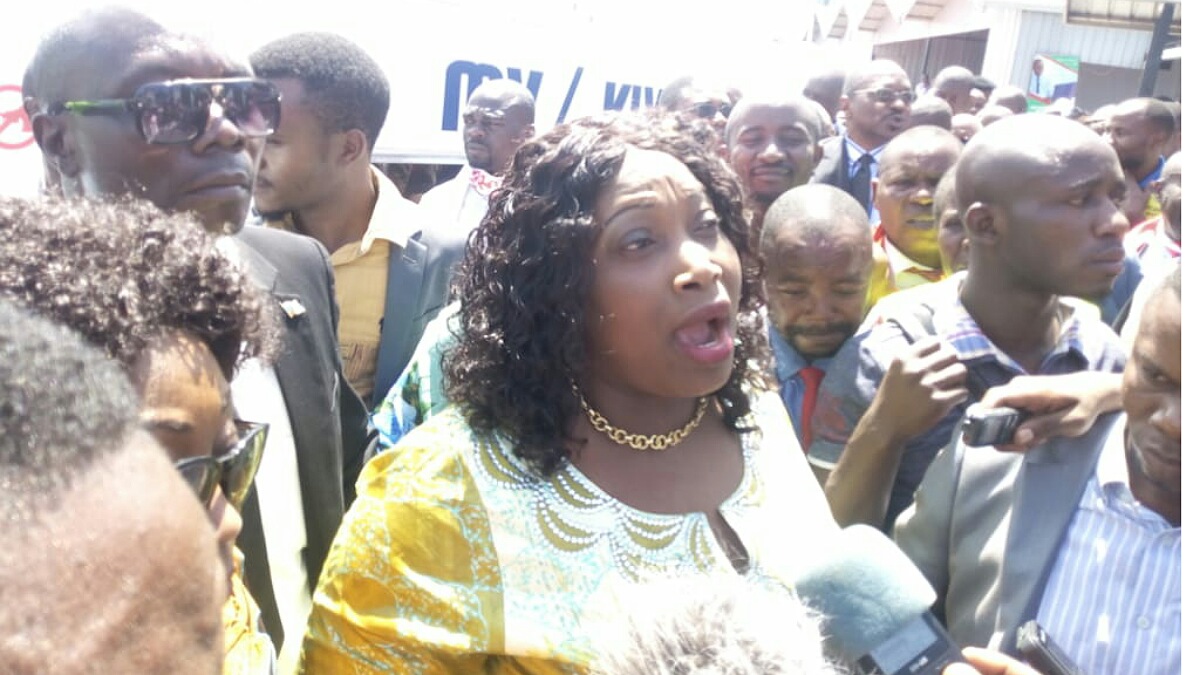 La vice-ministre de l'ESU à Bukavu