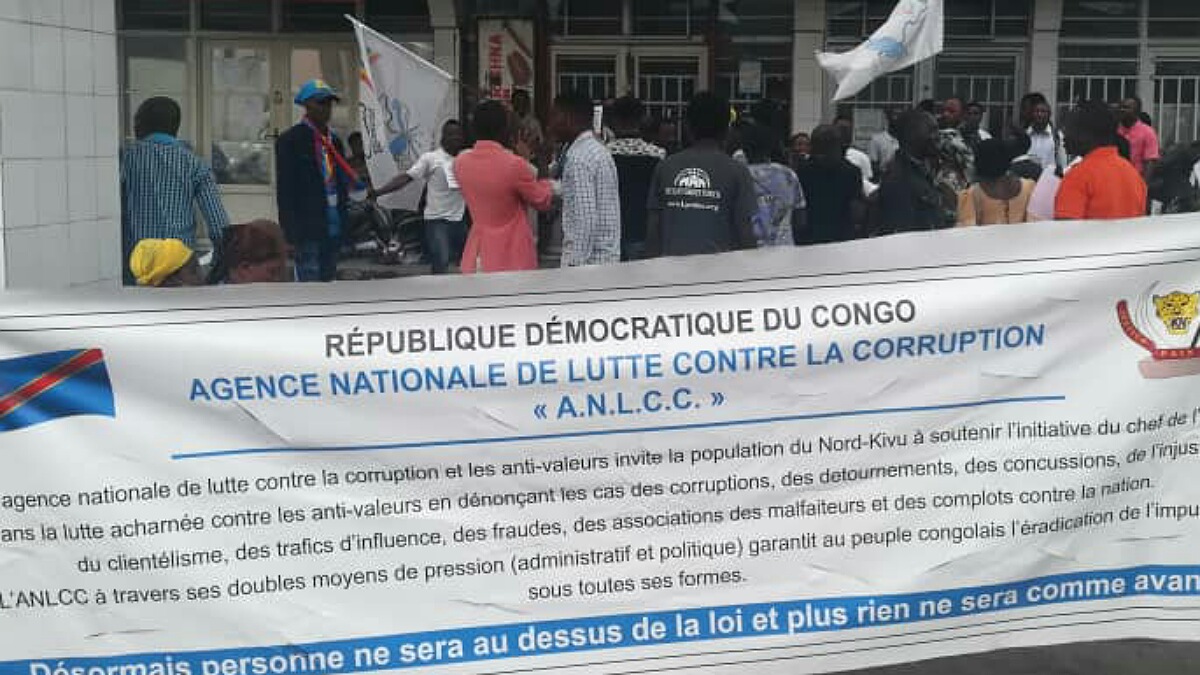 L'agence nationale de lutte contre la corruption à goma