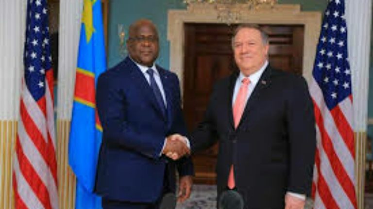 Mike Pompeo et Felix Tshisekedi