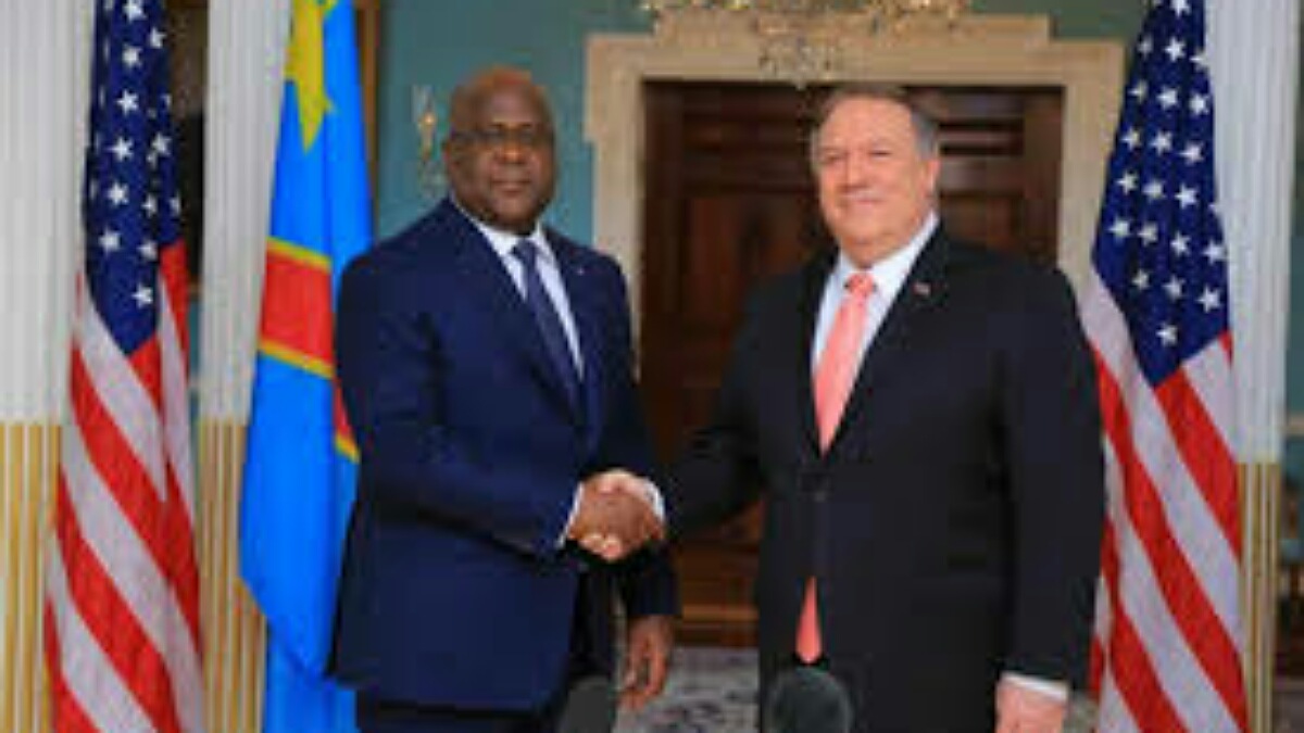 Mike Pompeo et Felix Tshisekedi