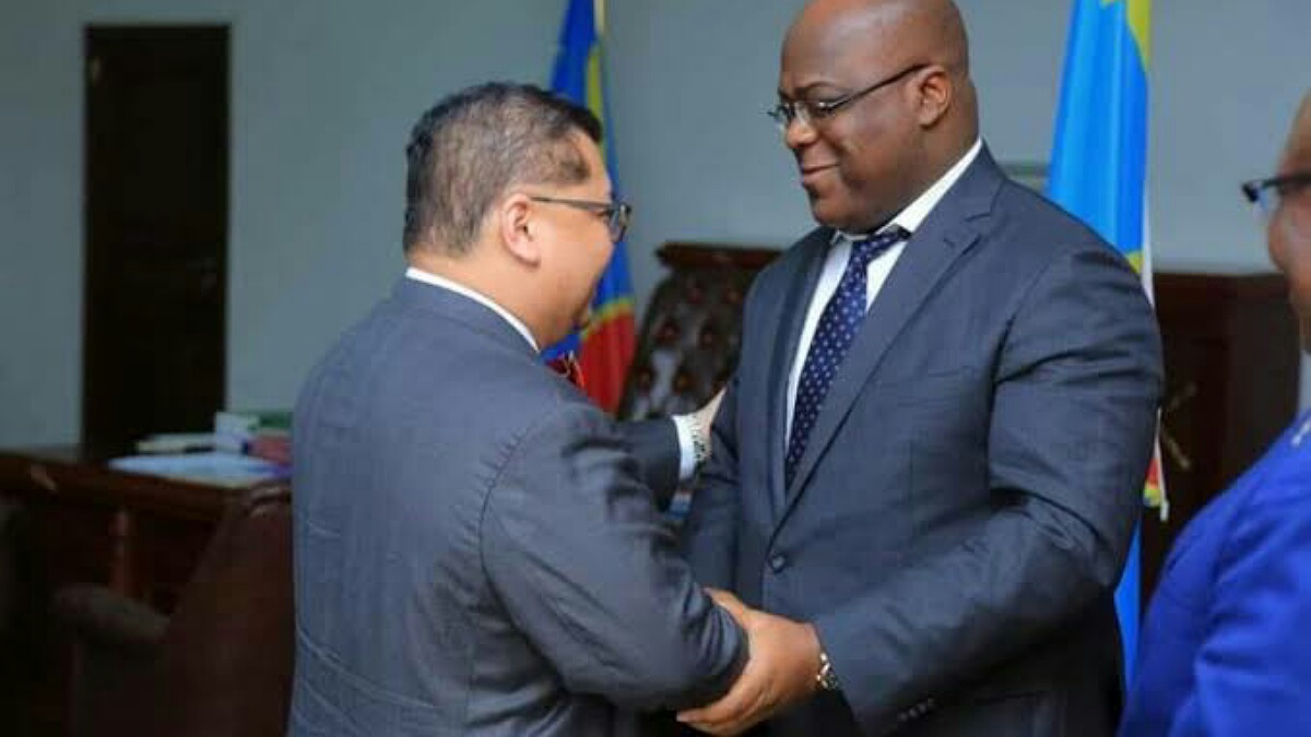 Peter Pham et Felix Tshisekedi