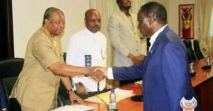 Sylvestre Ilunga Ilunkamba et Jean-Jacques Muyembe