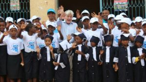 à l’école primaire d’Ibanda Dr Edouards Beigbeder UNICEF