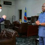 Amb ZhuJing Ambassade le chine en rdc et le chef de l'état felix tshisekedi