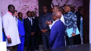 Félix Tshisekedi a inauguré le centre de Radiothérapie