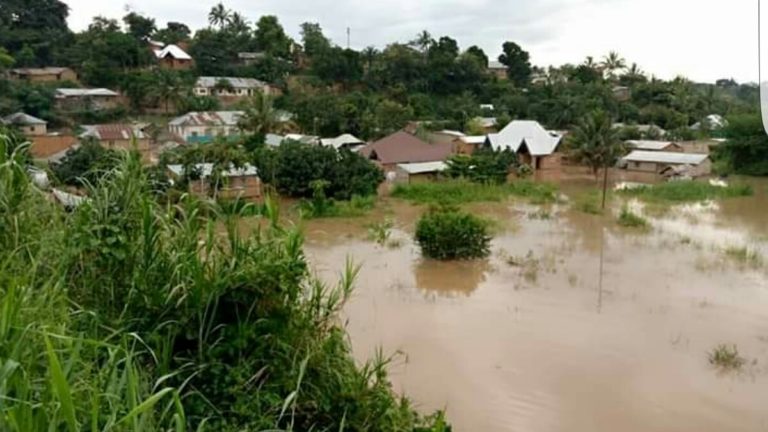 débordement du fleuve Congo à Kindu