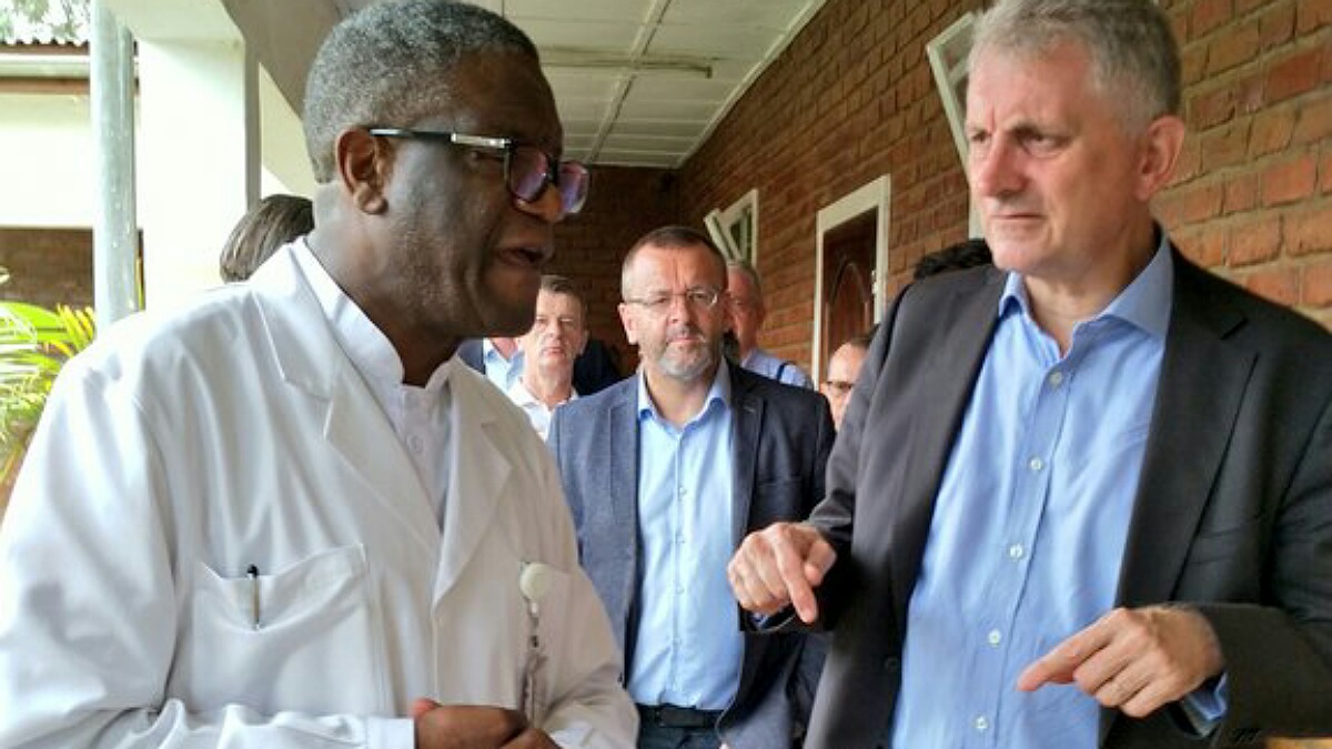 Jean-Marc Châtaigner et Denis Mukwenge