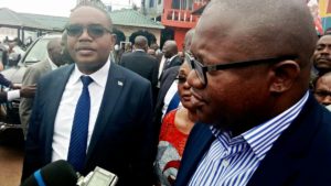 John Ntumba a été accueilli par le gouverneur Théo Ngwabidje