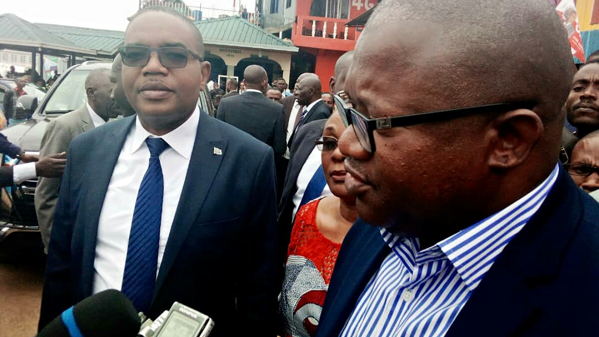 John Ntumba a été accueilli par le gouverneur Théo Ngwabidje