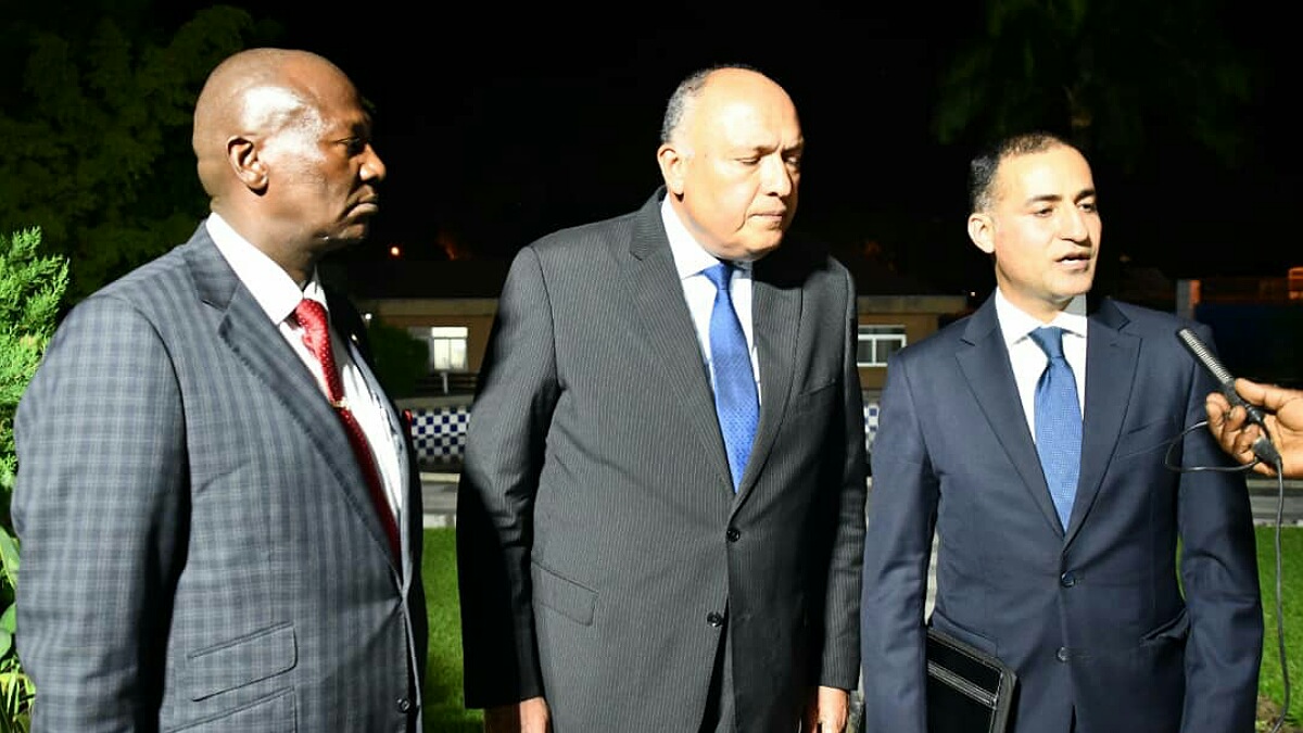 Le ministre égyptien des Affaires étrangères, Sameh Shoukry à kinshasa