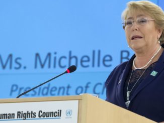 Michelle Bachelet Haut-Commissaire aux droits de l’Homme