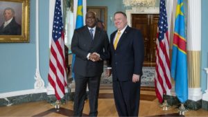 Tshisekedi et Pompeo