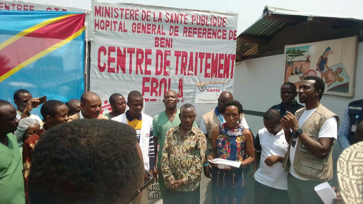 le dernier guéri est sorti du CTE de Beni