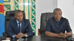 le gouverneur Kasivita Carly et Le Dr Muyembe à Goma