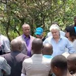 le médecin chef de zone de santé de Katana présente les problèmes de l’aire de santé de Mushweshwe à l’UNICEF