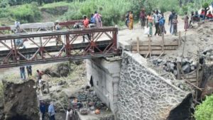 un pont de communication entre les Nord et Sud Kivu en délabrement