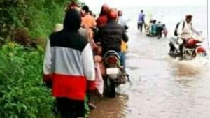 Sud-Kivu - Débordement des eaux du lac Tanganyika