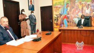 Jean Christophe Carret et Sylvestre Ilunga