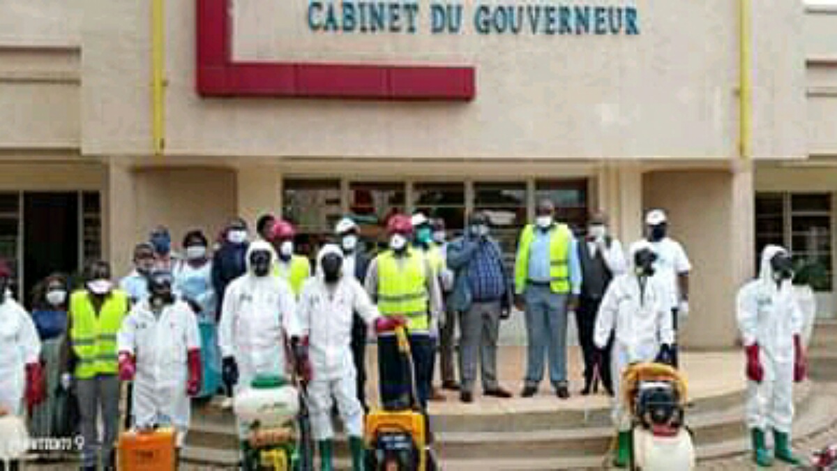 l’opération de désinfection des édifices publics sud kivu