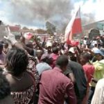 UNC militants en colère à Bukavu