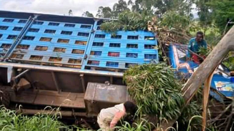 un accident sur la RN2 Kavumu - Bukavu