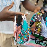 masque en tissus à Kinshasa