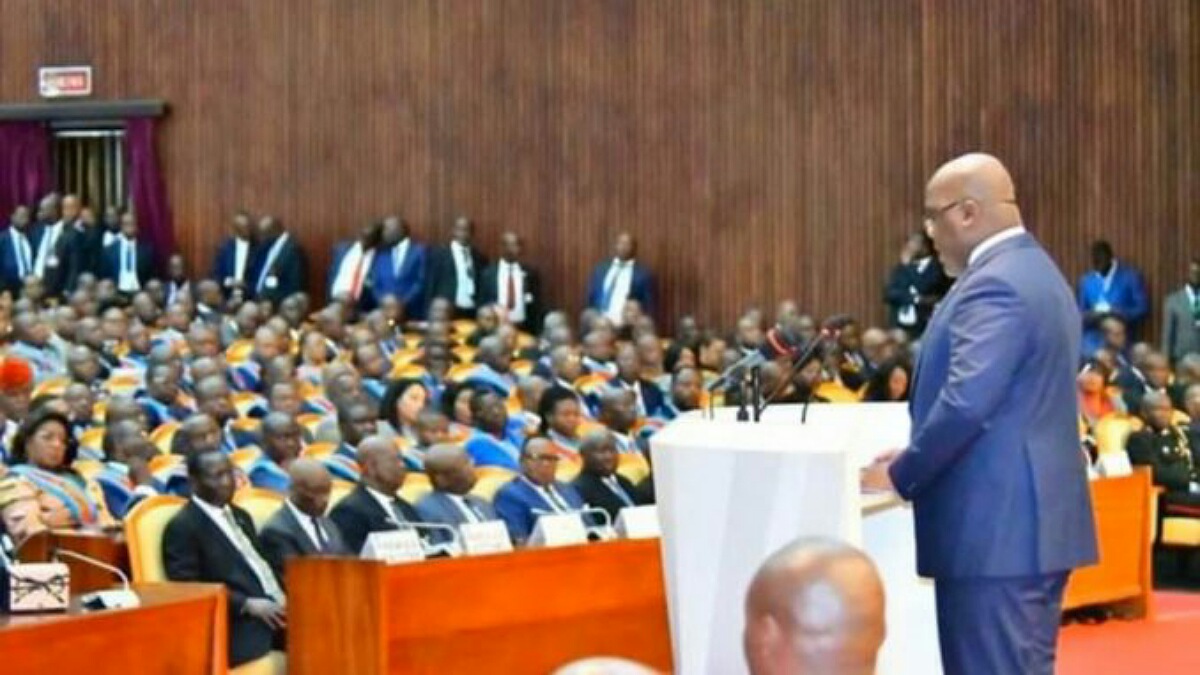 felix tshisekedi au congrès