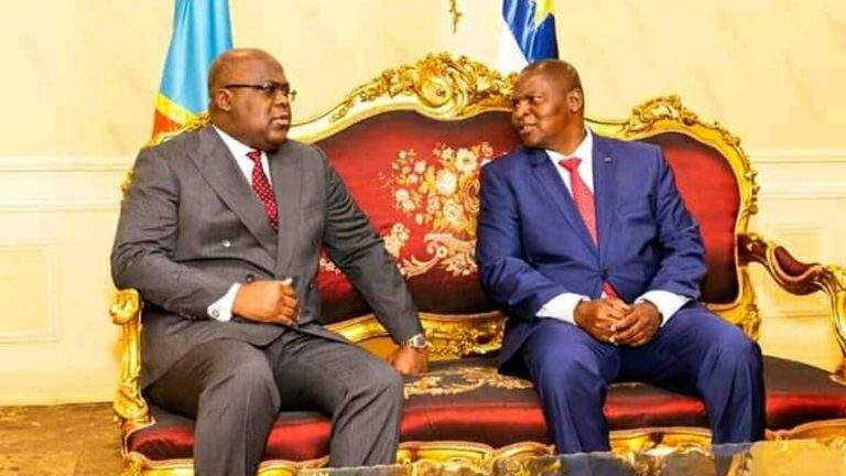 Archange Tuadera et Felix Tshisekedi