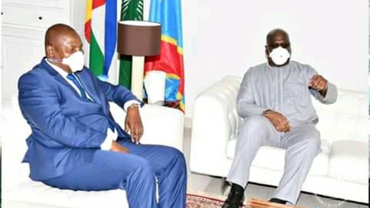 M. Tuadera a échangé avec Tshisekedi