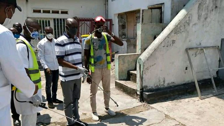 Covid-19 : le siège de l'UDPS désinfecté