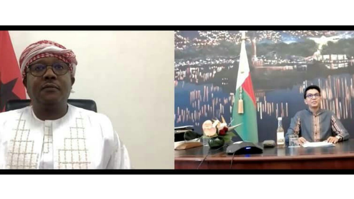 Umaro Sissoco Embalo et Andry Rajoelina