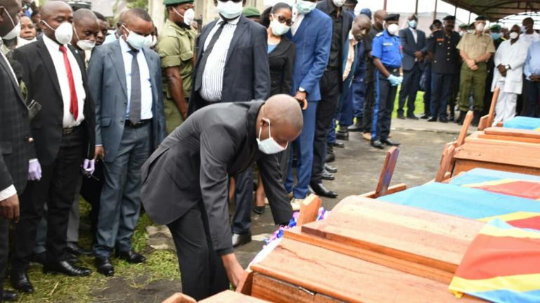 Nord-Kivu : le gouverneur rend hommages aux 12 écogardes