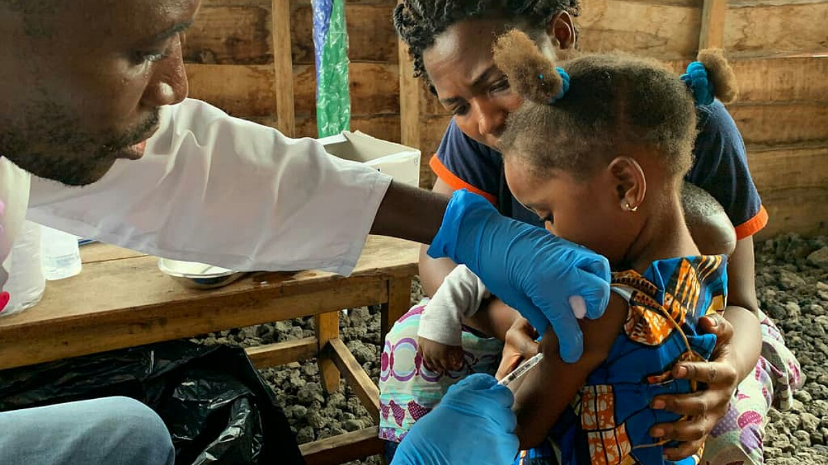 Nord-Kivu/Masisi : La campagne de vaccination contre la rougeole lancée ce mercredi par l’Administrateur du territoire