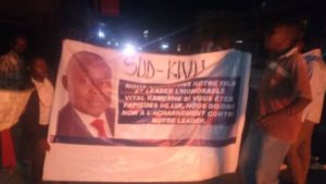 Sud-Kivu Bukavu l’arrestation V. Kamerhe, UNC