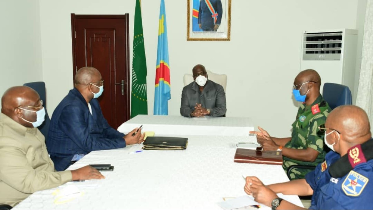 réunion de sécurité F. Tshisekedi
