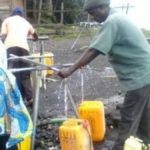 rdc lomami bornes d'eau fontaines de Kabinda