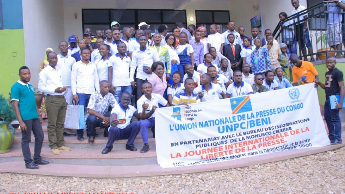 Journée de la liberté de la presse à Beni,