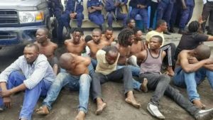 15 présumés criminels présentés par la police devant la presse à Goma