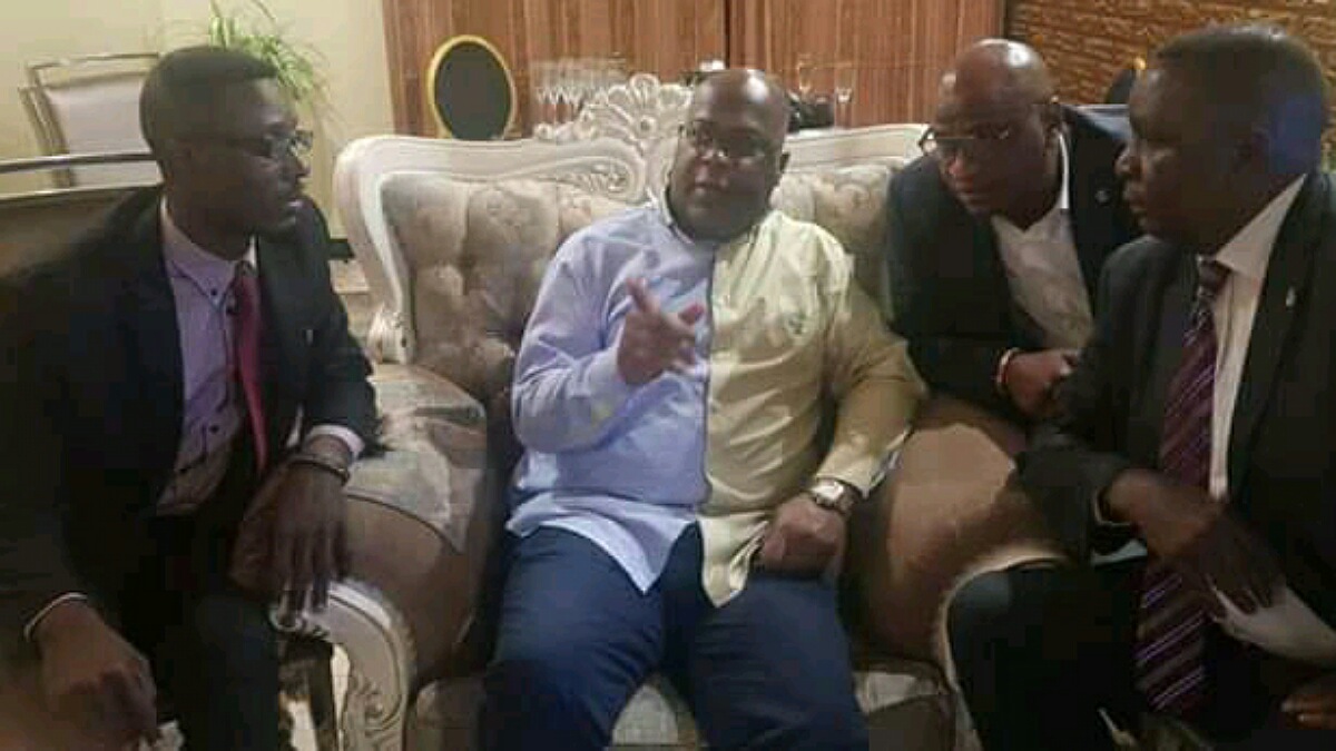 Félix Tshisekedi reçoit les élus du parti udps