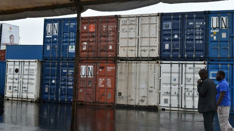 Goma, l'UNPOL dote la PNC de 22 conteneurs