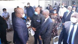 Félix Tshisekedi, Jean Marc Kabund et Augustin Kabuya rendent un dernier hommage à Grégoire Masombo