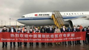 L'équipe d'experts médicaux chinois est arrivée à Kinshasa