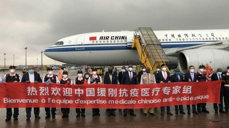L'équipe d'experts médicaux chinois est arrivée à Kinshasa