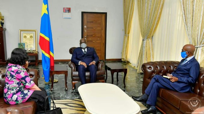 Le Président Tshisekedi échange avec Leïla Zerrougui