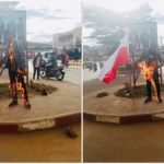 jeune homme d’environ 25 ans se brûle vif pour exiger la libération de Kamerhe